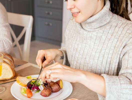 Respeta los horarios de comida